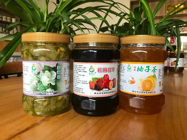 茉莉花花茶、桂圓紅棗花茶、柚子花茶